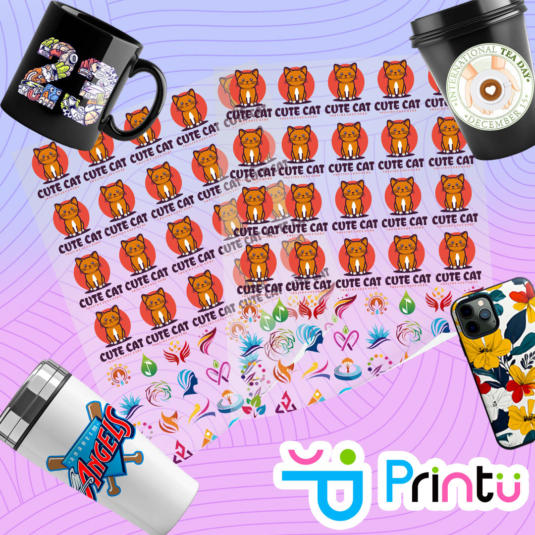 Create your own UV DTF Gang Sheet