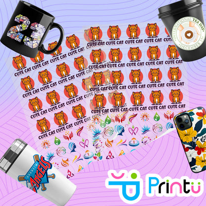 Create your own UV DTF Gang Sheet