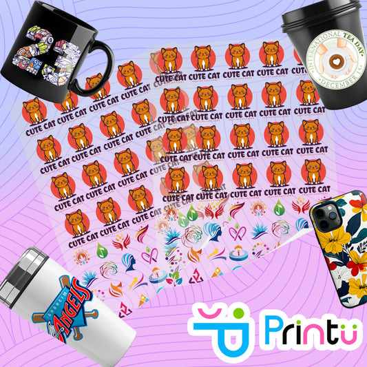 Create your own UV DTF Gang Sheet
